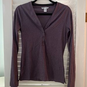 NWOT athleta fitted long sleeve top